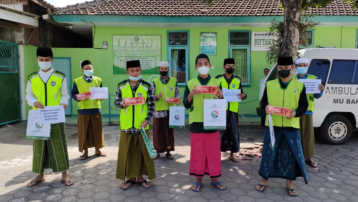 Santri Sehat Indonesia Kuat bersama dengan Poskestren Miftahul Ulum